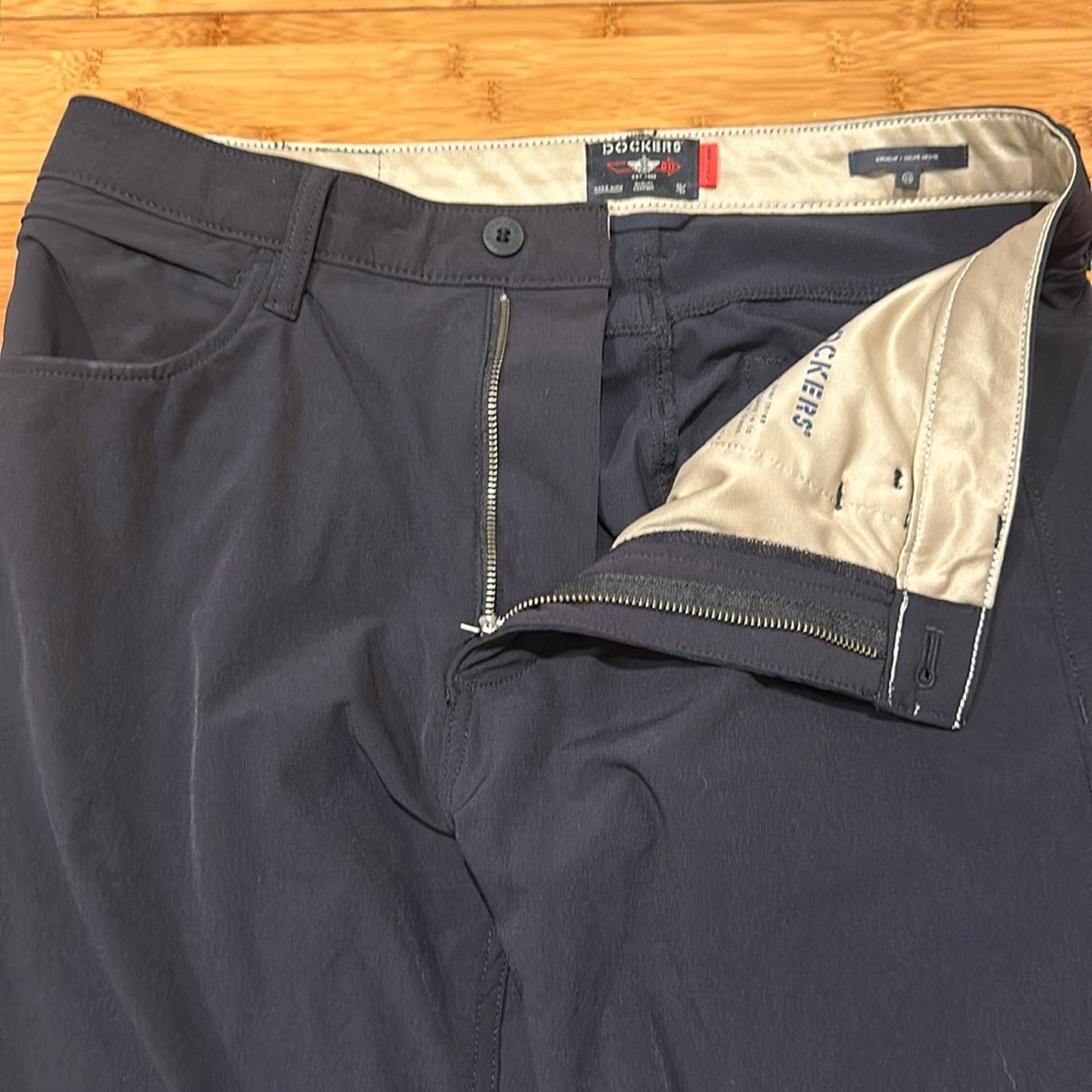Dockers Black waterless chino.  Everyday or work pants
